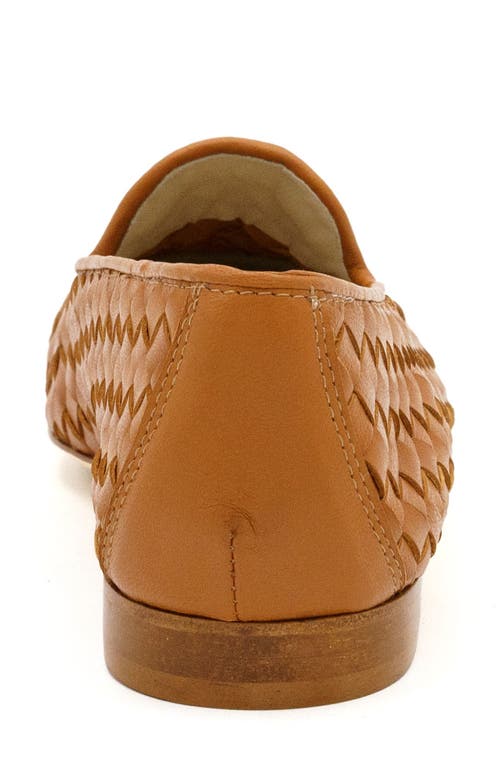 Amalfi By Rangoni Gastone Perforated Espadrille In Cuoio Stuoia Dama