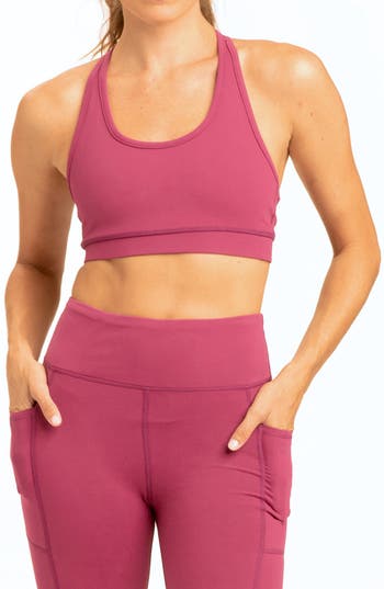 Threads 4 Thought Malana T-back Sports Bra In Nightshade