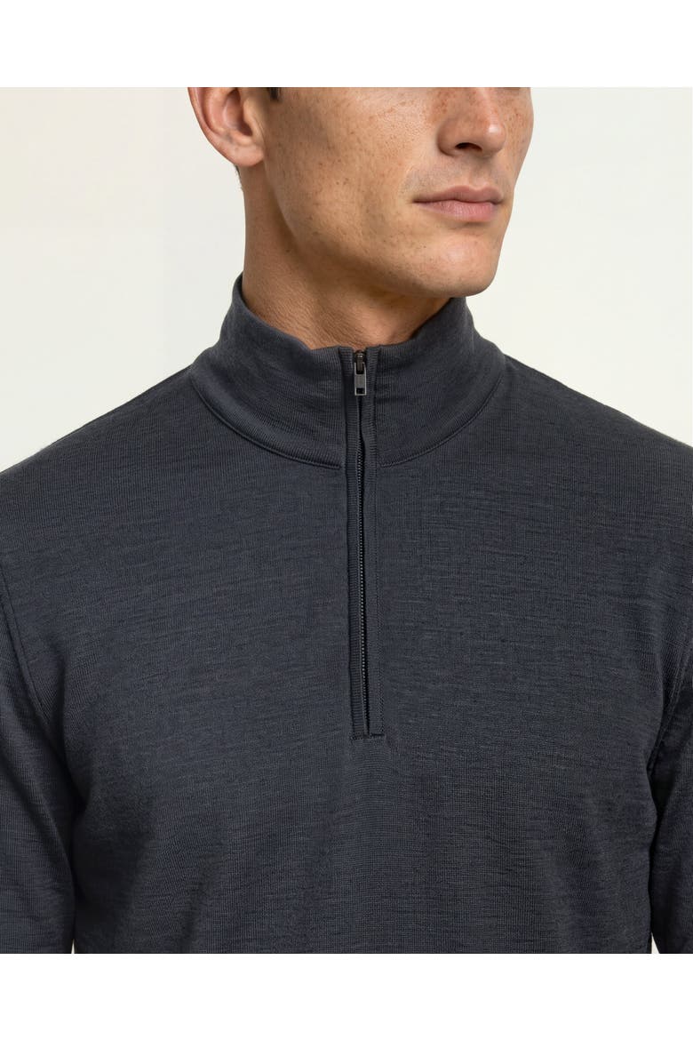 Isar Merino Classic Fit Funnel Neck Sweater, Alternate, color, PIETRA GREY