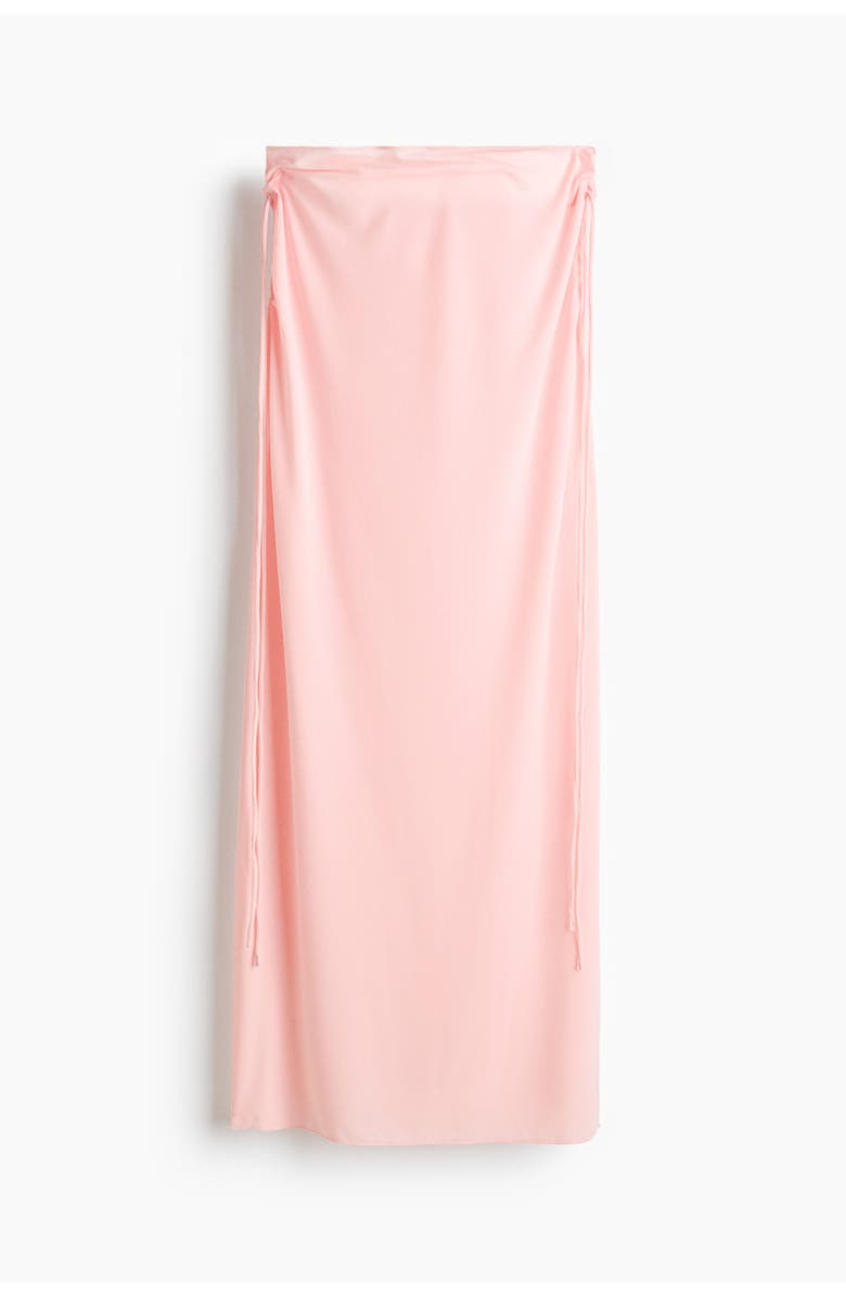 H&M Drawstring-detail Beach Skirt, Alternate, color, Light Pink