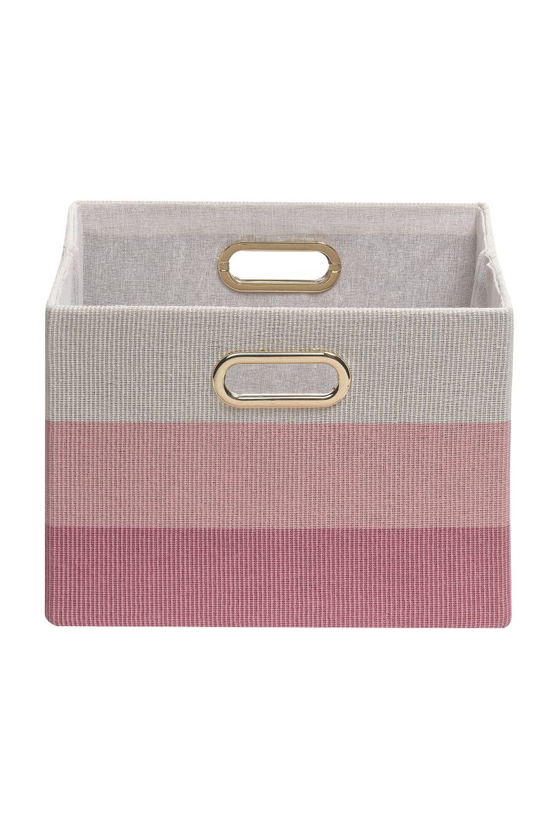 Pink Ombre Foldable/Collapsible Storage Bin/Basket, Alternate, color, Pink