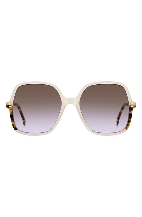 56mm Butterfly Sunglasses