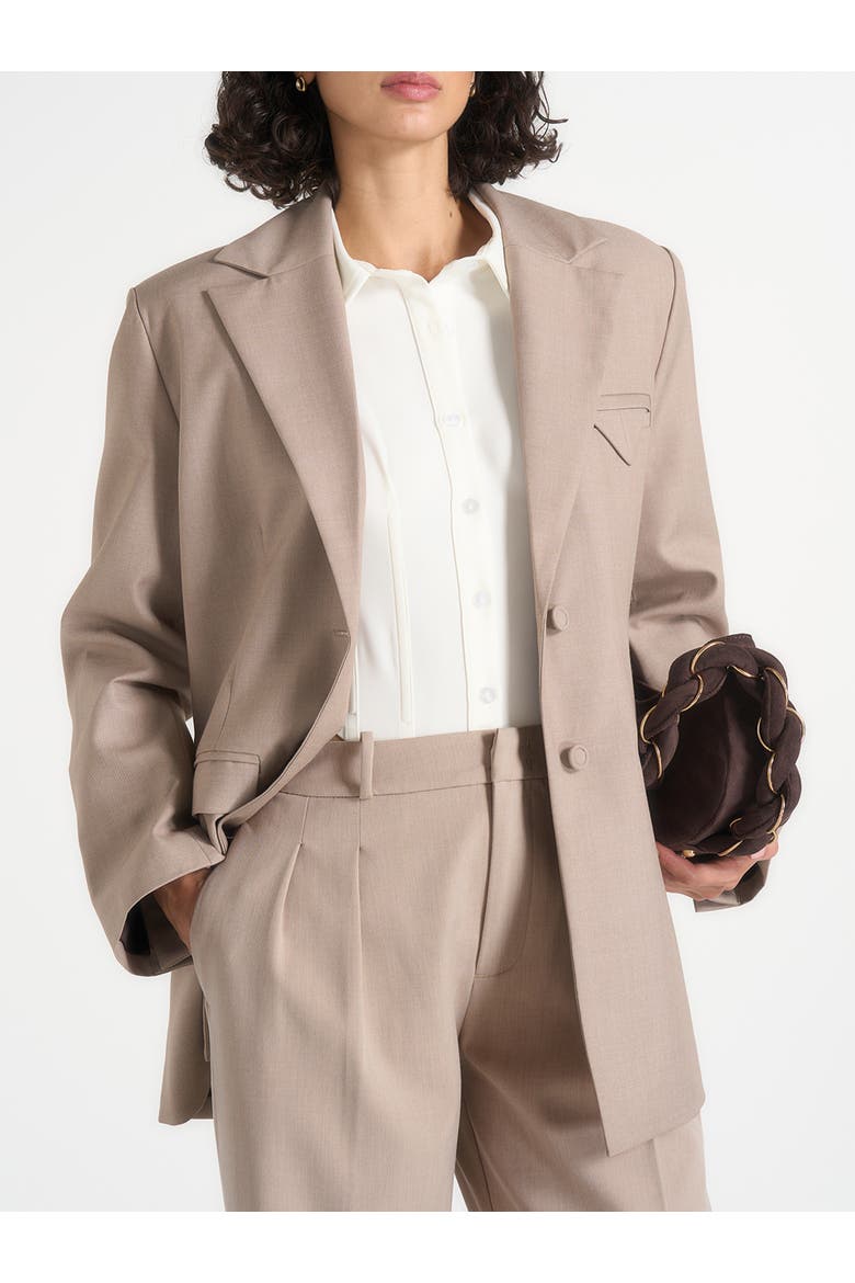 Elena Boxy Blazer, Main, color, Taupe