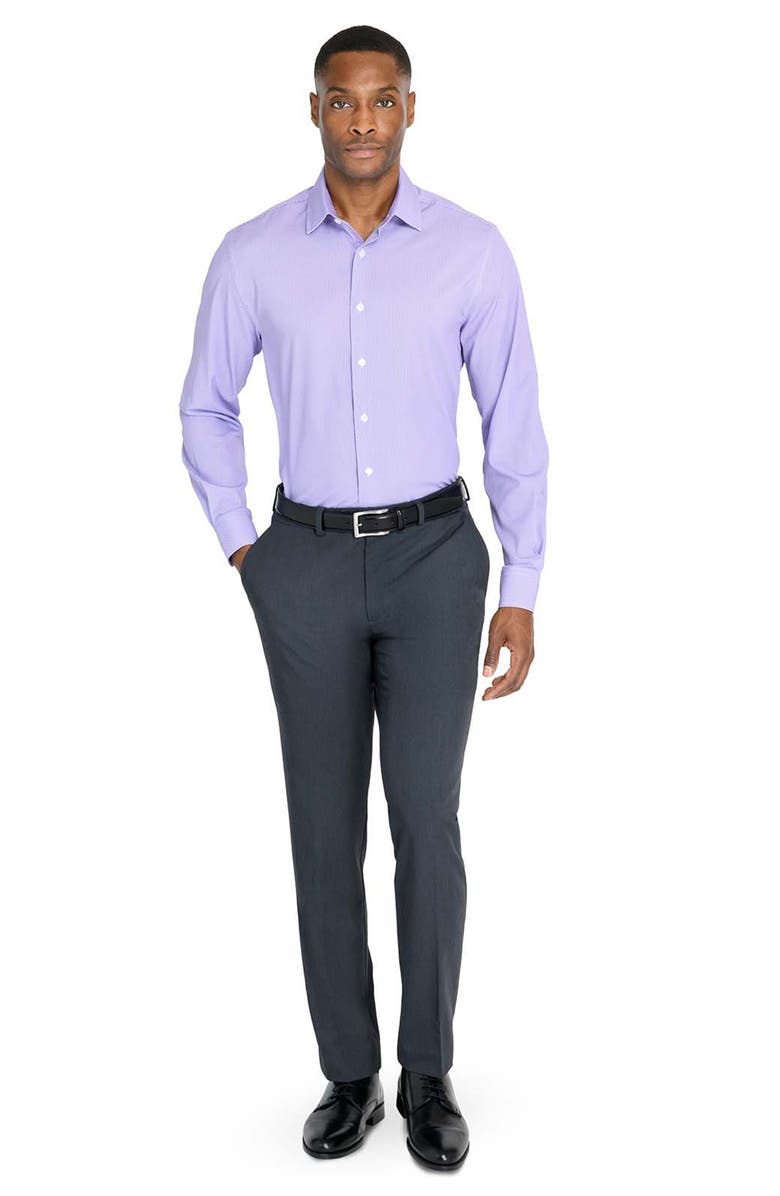 W.R.K Slim Fit Geometric Print Performance Dress Shirt, Alternate, color, 