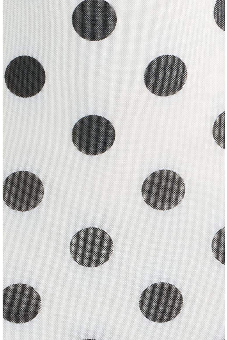 Pomi Lace Trim Midi Dress, Alternate, color, HOT DOTTY