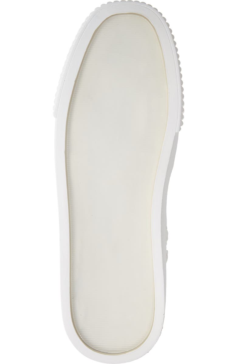 KARL LAGERFELD PARIS Jeren Crystal Strap High Top Sneaker, Alternate, color, Bright White