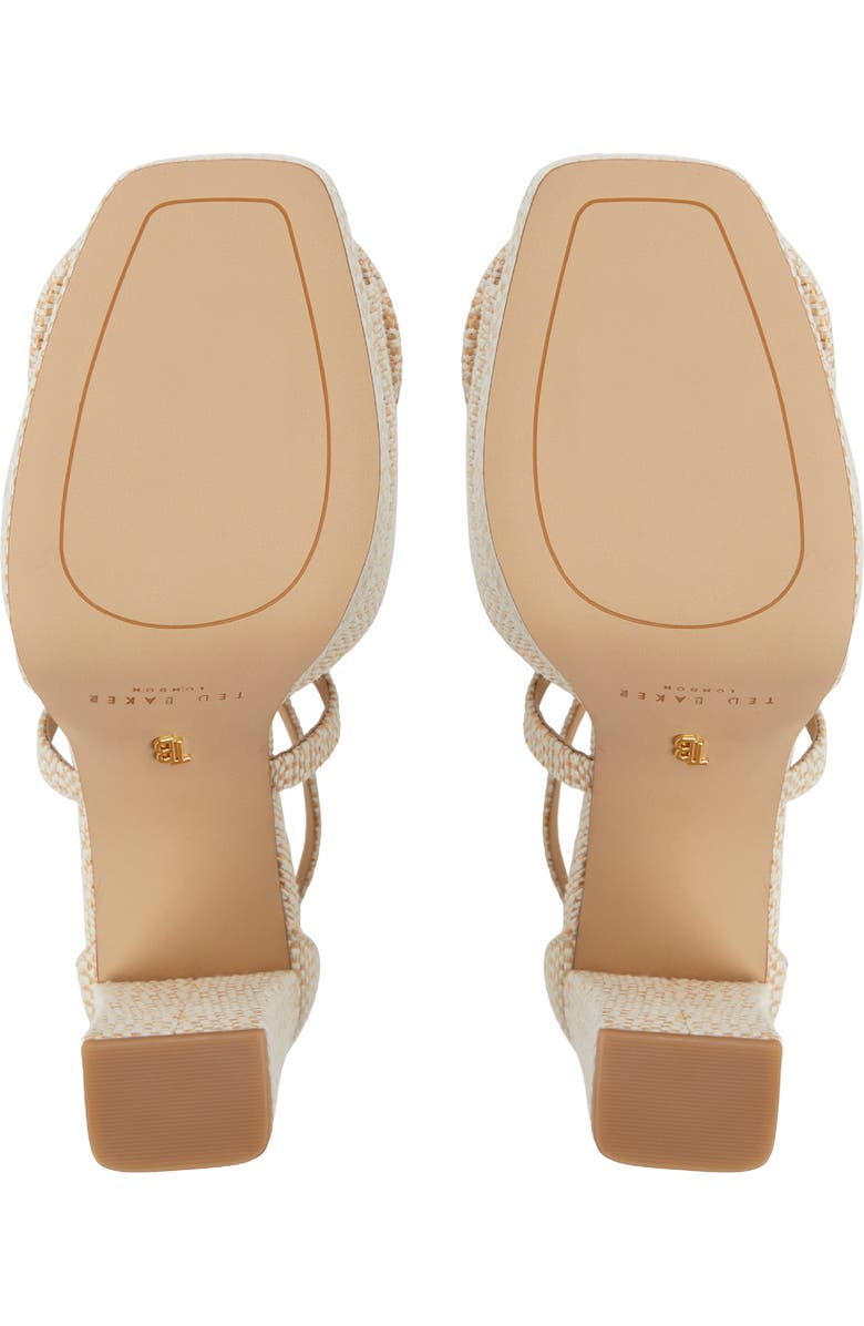 Ted Baker London Maddy Rose Platform Sandal, Alternate, color, Natural