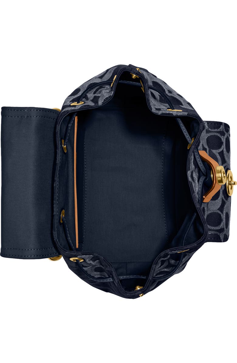 COACH Riya Denim Backpack, Alternate, color,