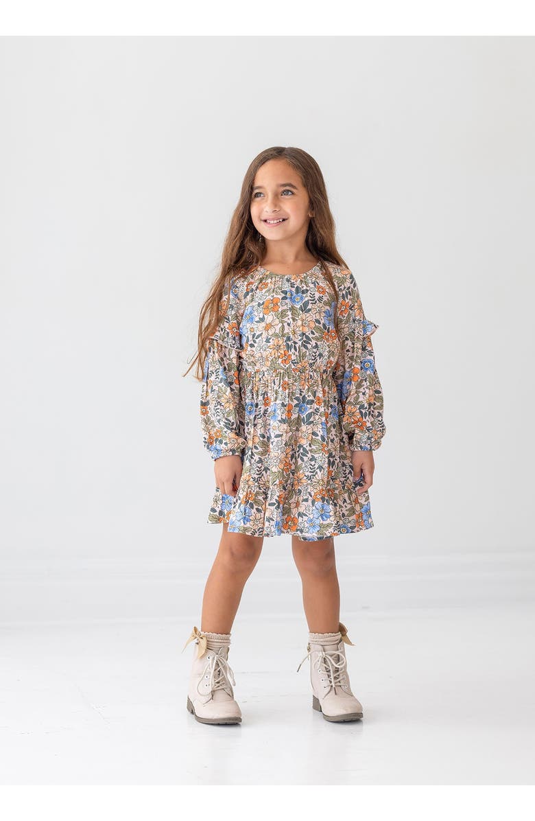 Mabel + Honey Riley Long Sleeve Dress, Alternate, color, Pink