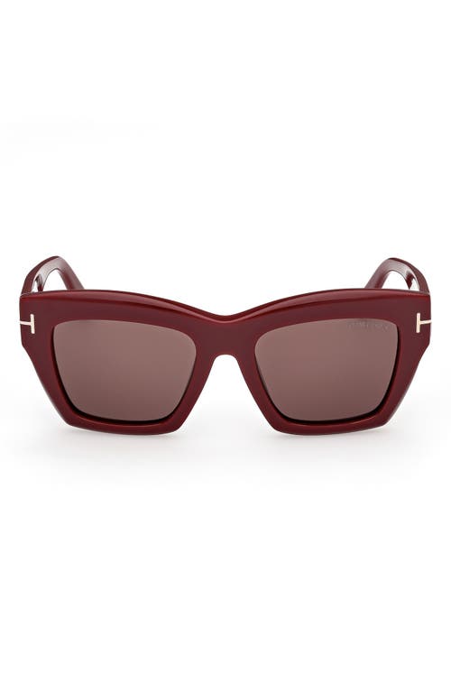 Tom Ford Luna 52mm Butterfly Sunglasses