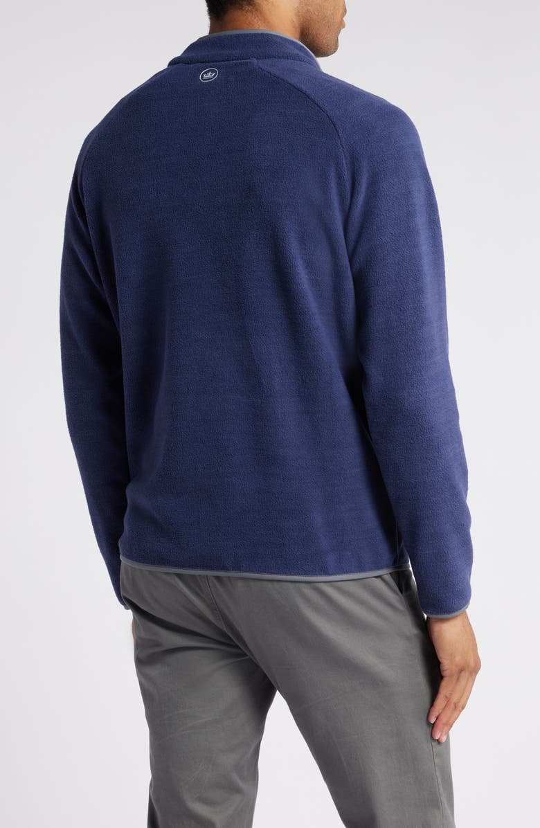 Peter Millar Fade Half Zip Fleece Pullover, Alternate, color, Navy
