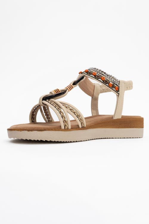 Prologue Shoes Cher Braided Strap Sandal