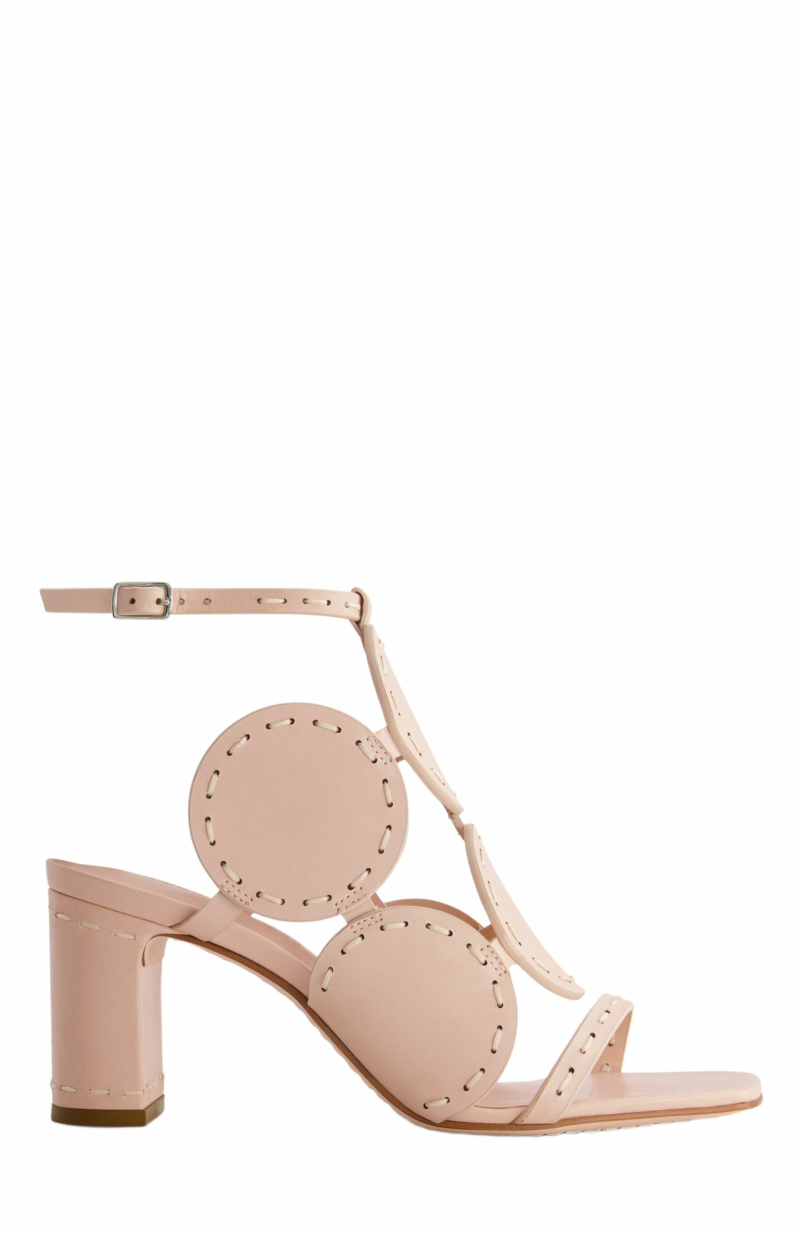 Bernardo 1946 Footwear New Moon 75 Heel in Cipria 