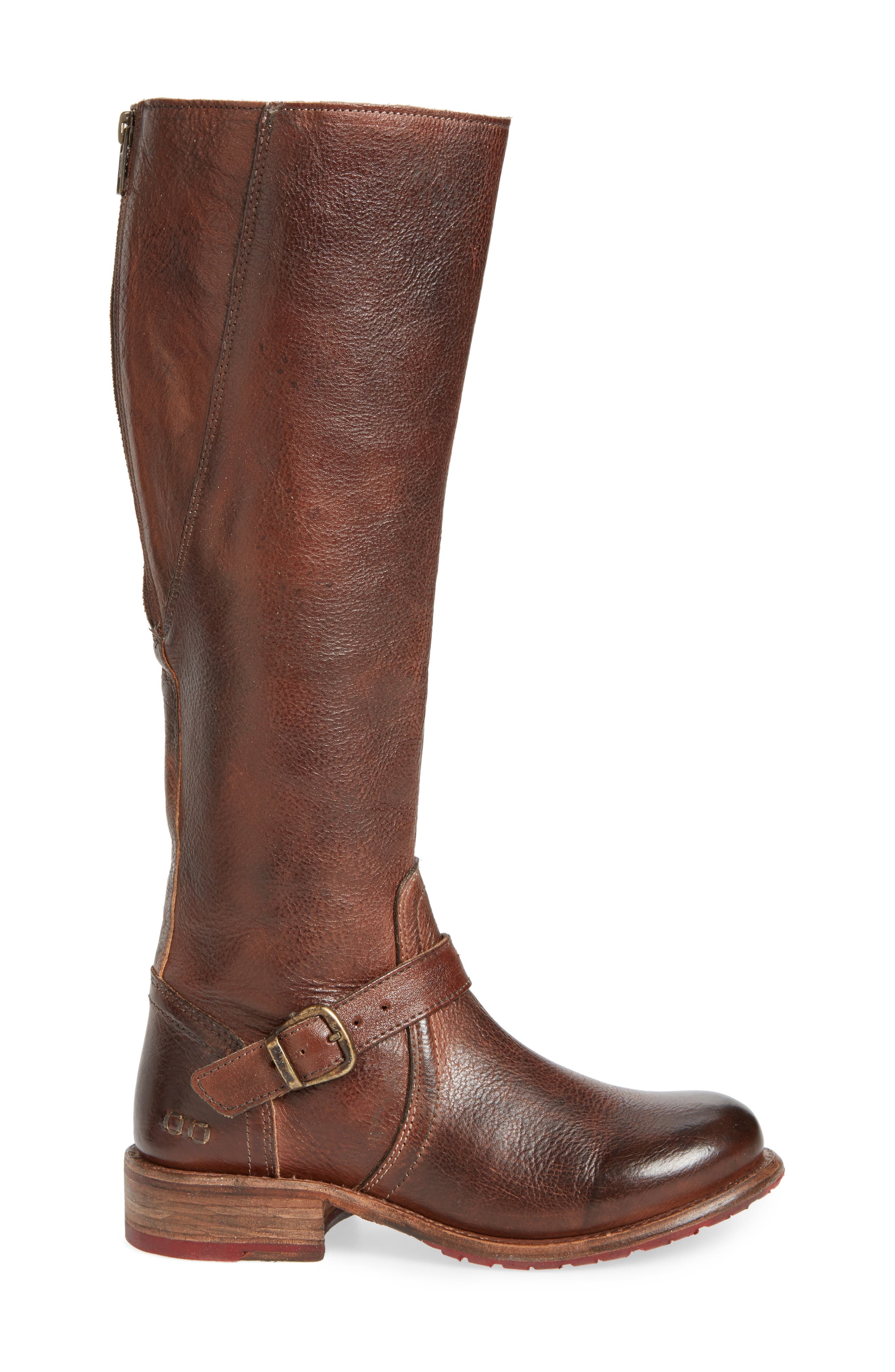 'Glaye' Tall Boot, Alternate, color, TEAK RUSTIC LEATHER