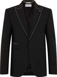 PHILIPP PLEIN Regular Fit Blazer Studs Men