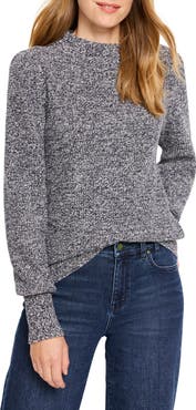 NIC+ZOE Waffle Stitch Crewneck Sweater