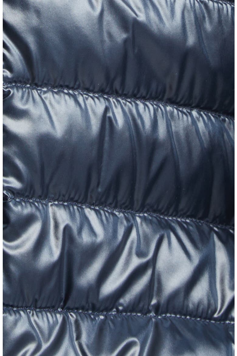 Angela Hooded Ultralight Nylon Down Bomber Jacket, Alternate, color, 9200 NAVY