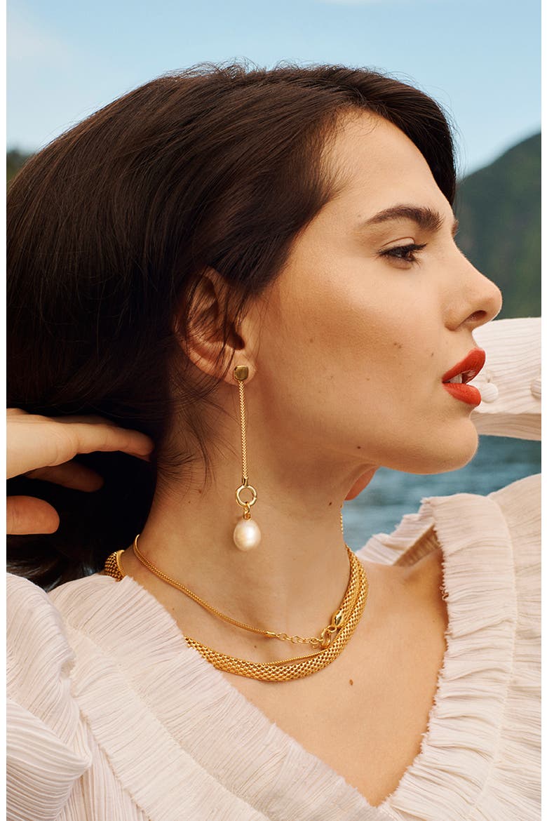 Heirloom Chain Necklace , Alternate, color, YELLOW GOLD