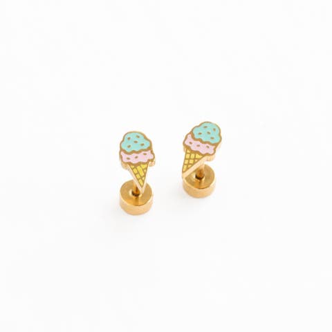 Ice Cream Stud Earring