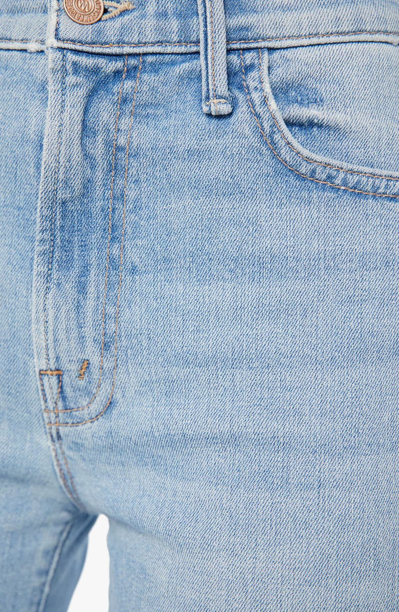 MOTHER The Kick It Fray Ankle Flare Jeans, Alternate, color, 