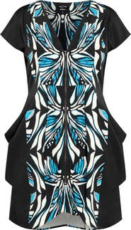 City Chic Nadia Print Tunic