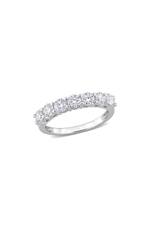 Lab Created Moissanite Band Ring