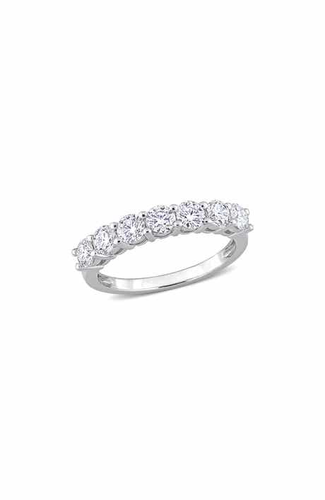 DELMAR Lab Created Moissanite Band Ring