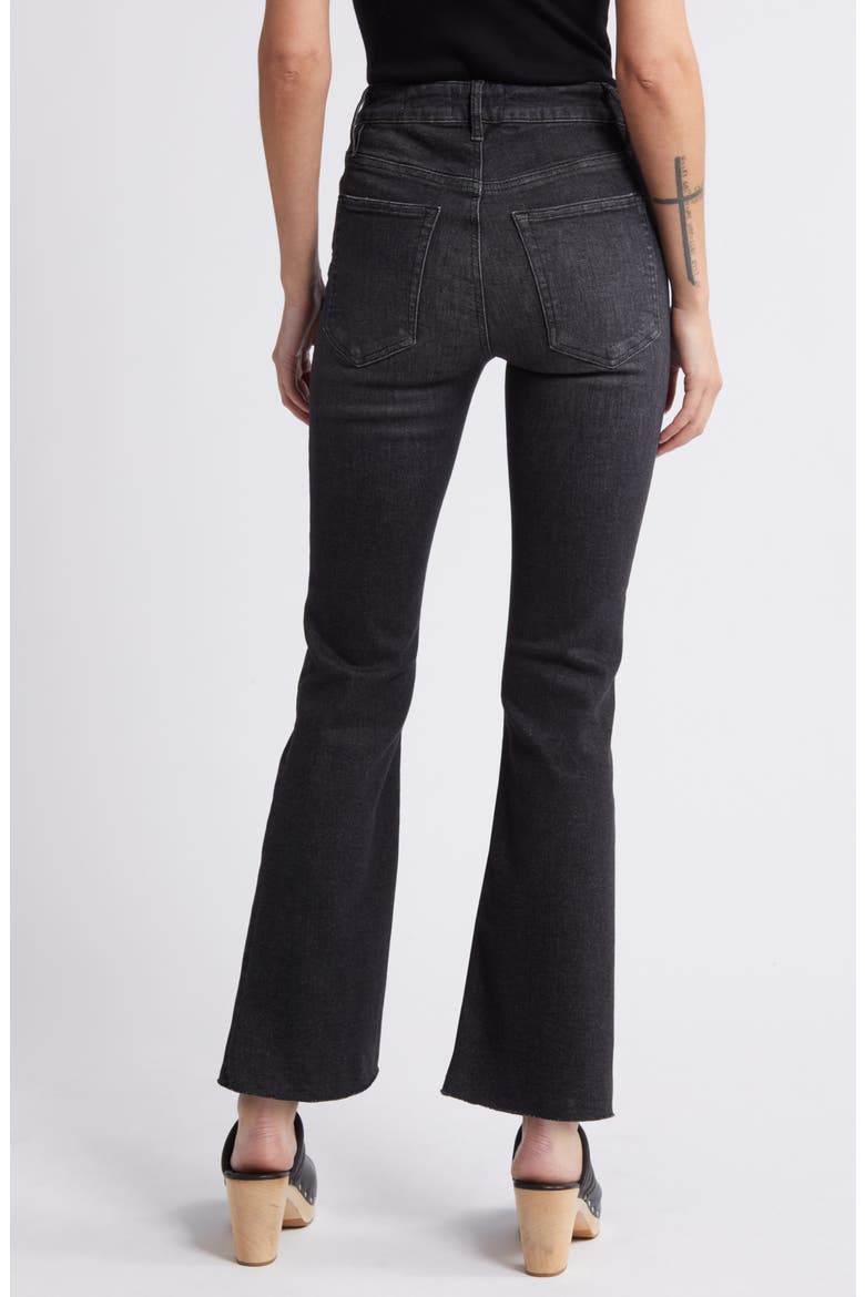 Le Crop Mini Boot Raw Hem Jeans, Alternate, color, CLAUDIUS