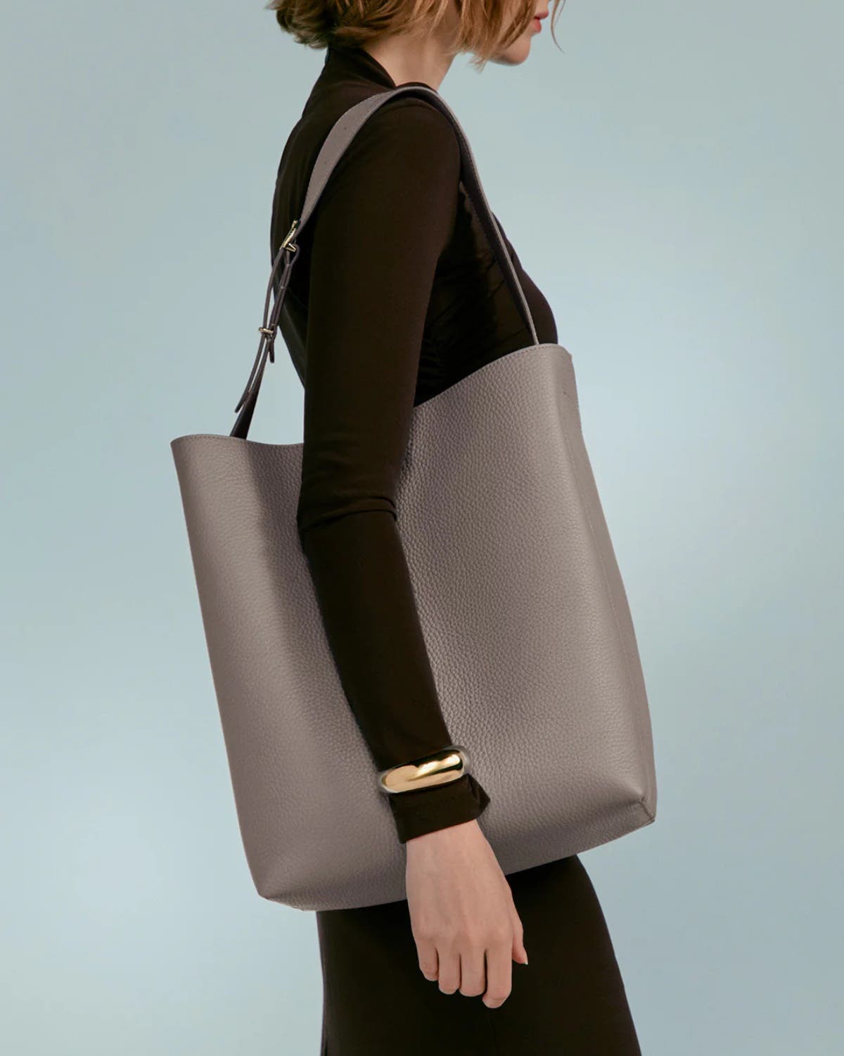 Oversized Linea Bag, Alternate, color, Clay