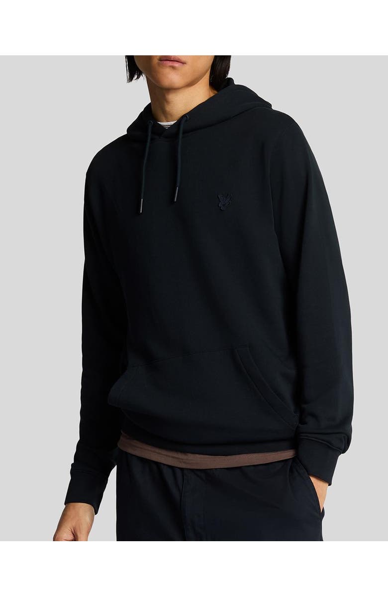 Lyle & Scott Superfine Pullover Hoodie, Alternate, color, Dark Navy