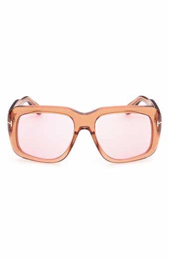 TOM FORD 57mm Square Sunglasses