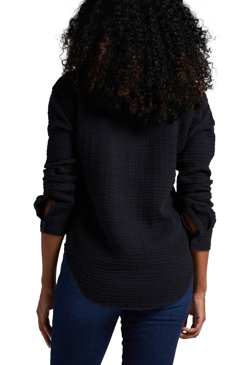 JAG Textured Cotton Button-Up Shirt, Alternate, color, 