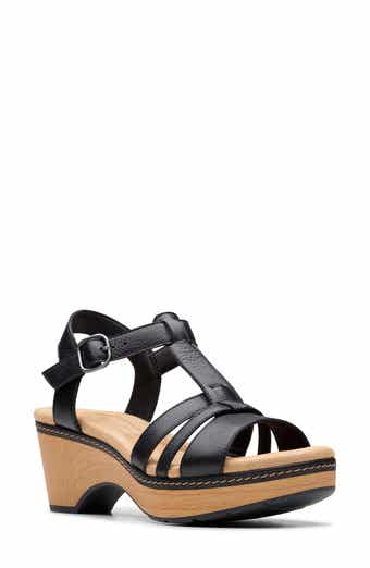 Clarks® Seannah Madi Wedge Sandal - Wide Width Available