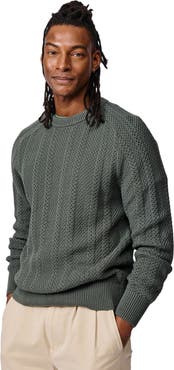 Aubin Montrose Textured Crew Neck Jumper