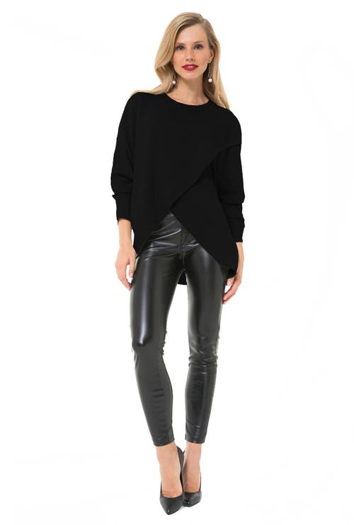 Accouchée Let Loose Crossover Long Sleeve Maternity Nursing Knit Top