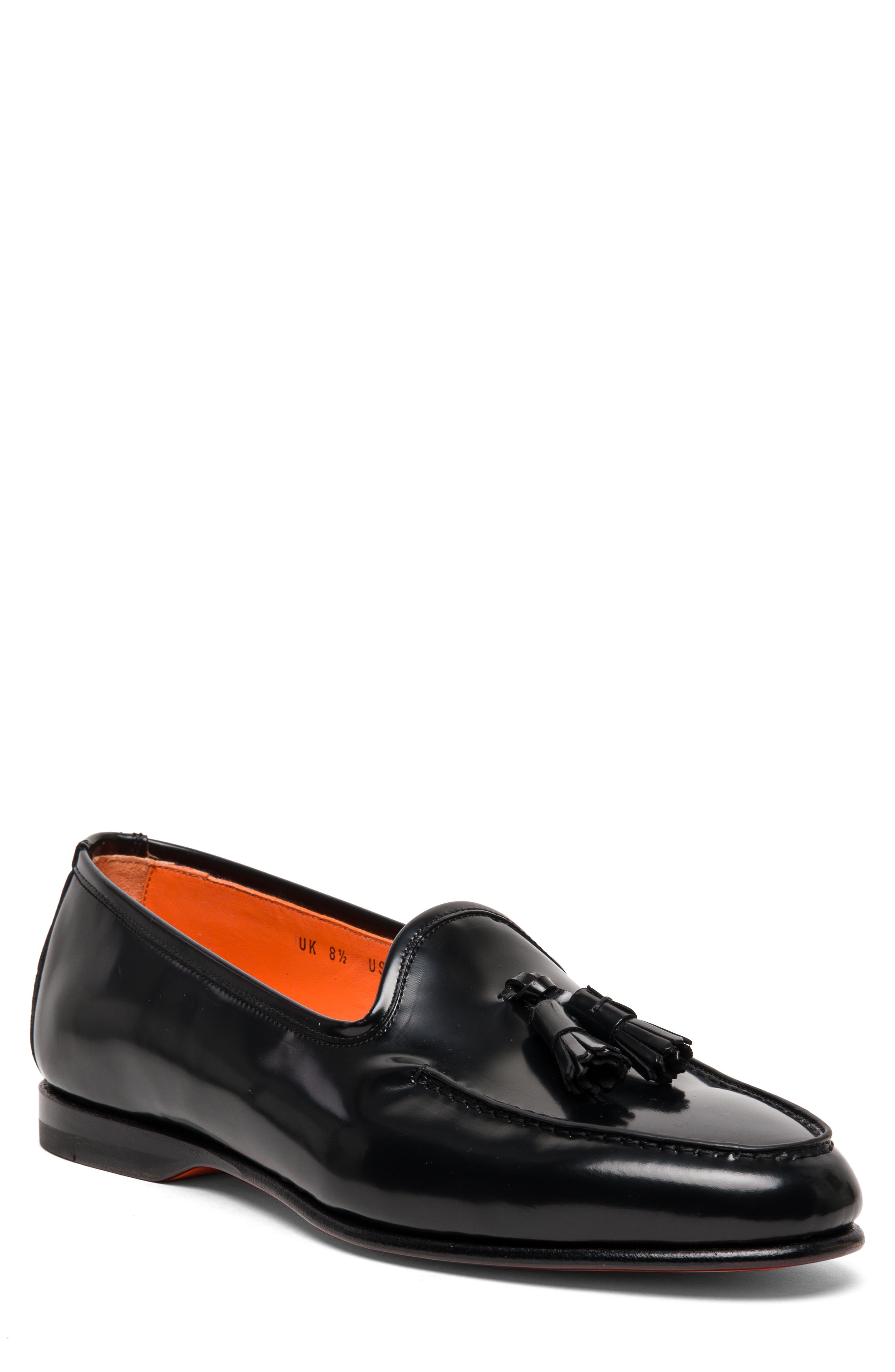 Santoni Andrea Tassel Loafer, Main, color, 