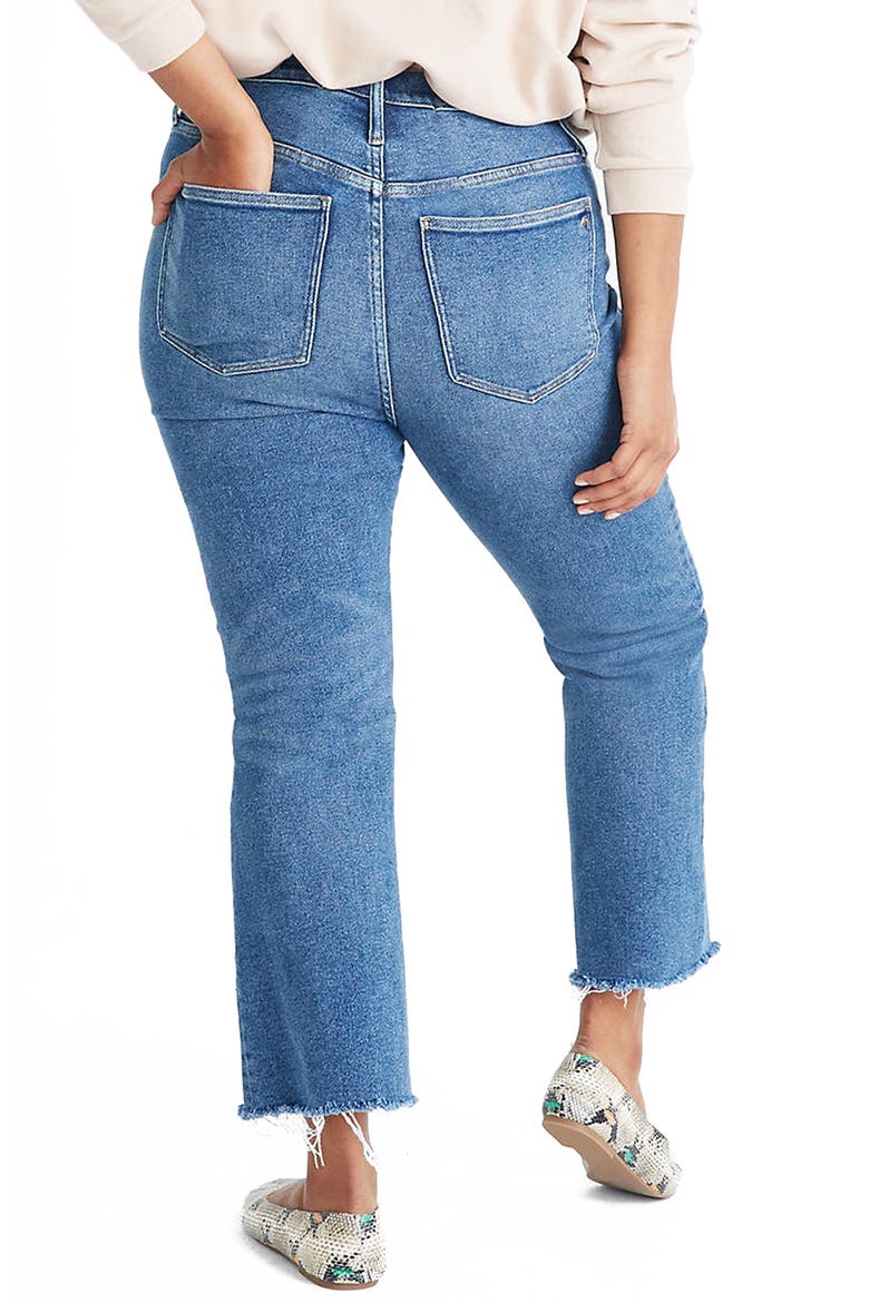Cali High Waist Demi Boot Jeans, Alternate, color, FLEETWOOD WASH