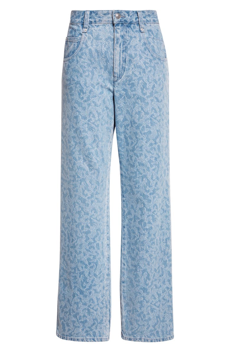 Isabel Marant Étoile Brinsa Straight Leg Jeans, Alternate, color, Blue