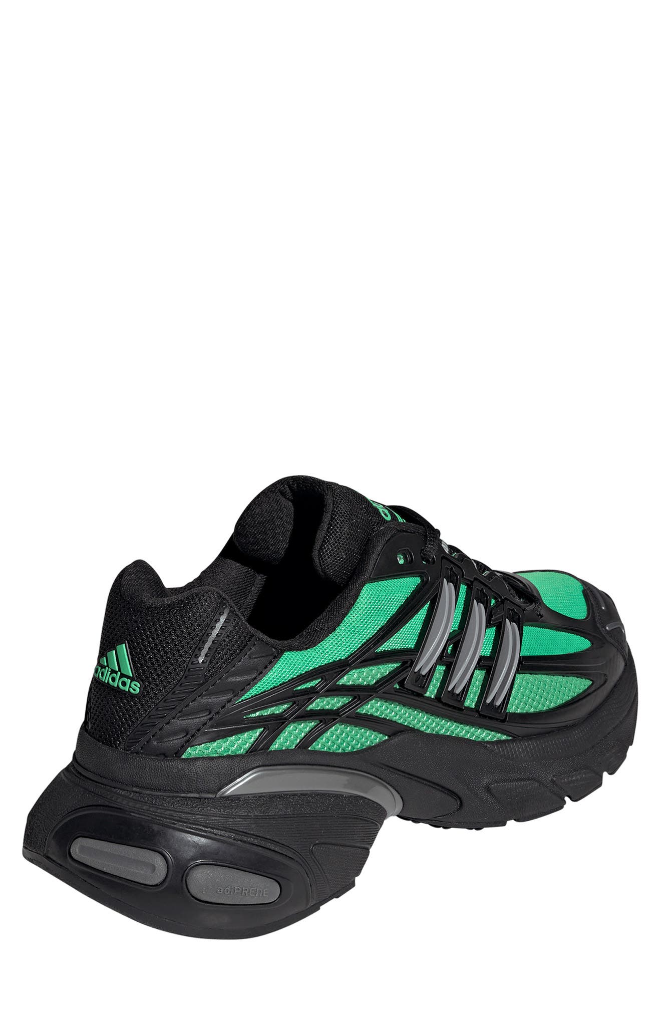 adidas Gender Inclusive Adistar Cushion XLG 2.0 Sneaker, Alternate, color, Green/ Core Black/ Iron Met
