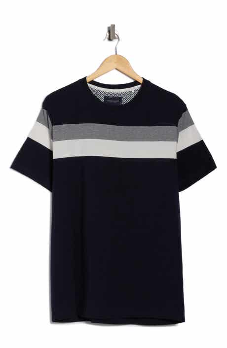 DENIM AND FLOWER Heritage Stripe Crewneck T-Shirt