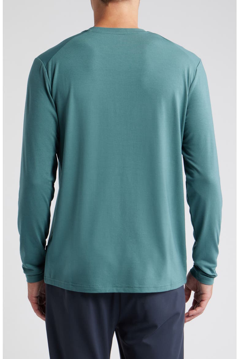 Flex Performance Henley, Alternate, color, SEA PINE
