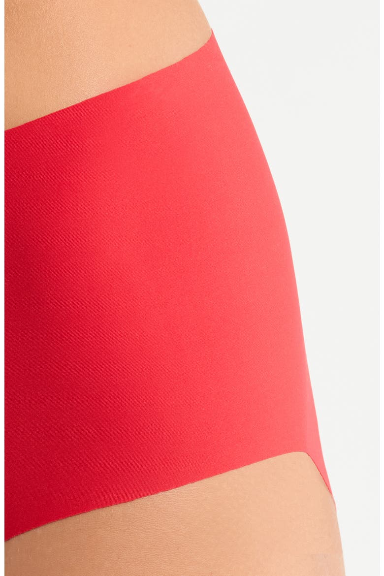 Invisible Edge Briefs, Alternate, color, RED SALSA