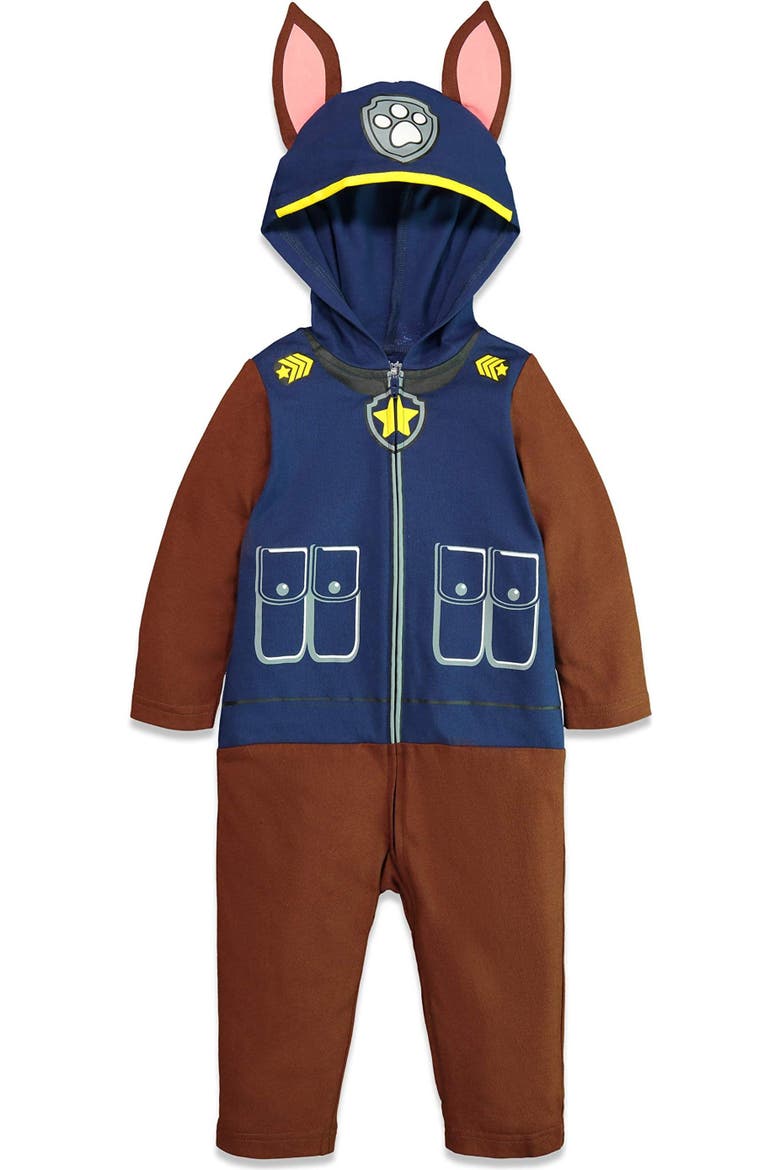 Paw Patrol One Piece Coverall, Main, color, Blue Brown Chase