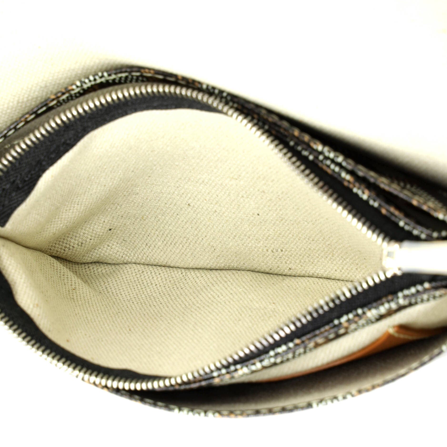 Pre-Owned Goyard Plumet Clutch Wallet Coated Canvas, Alternate, color, Brown