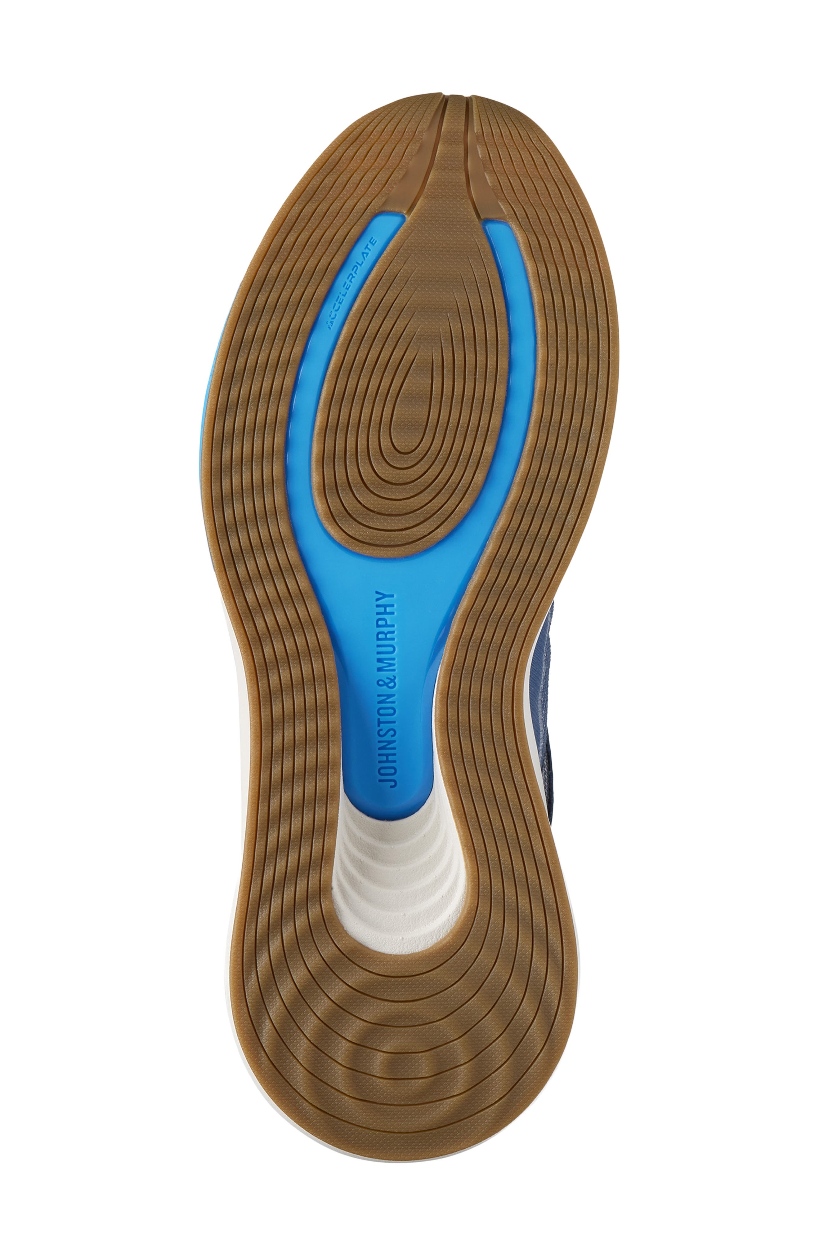 Johnston & Murphy Surge Knit U-Throat Sneaker, Alternate, color, Navy Knit