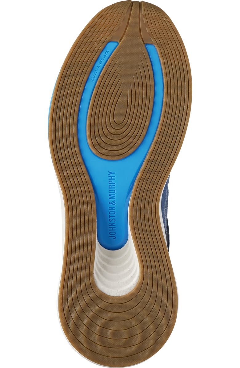 Johnston & Murphy Surge Knit U-Throat Sneaker, Alternate, color, Navy Knit