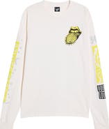 Screen Stars Best Rolling Stones Long Sleeve Cotton Graphic T-Shirt