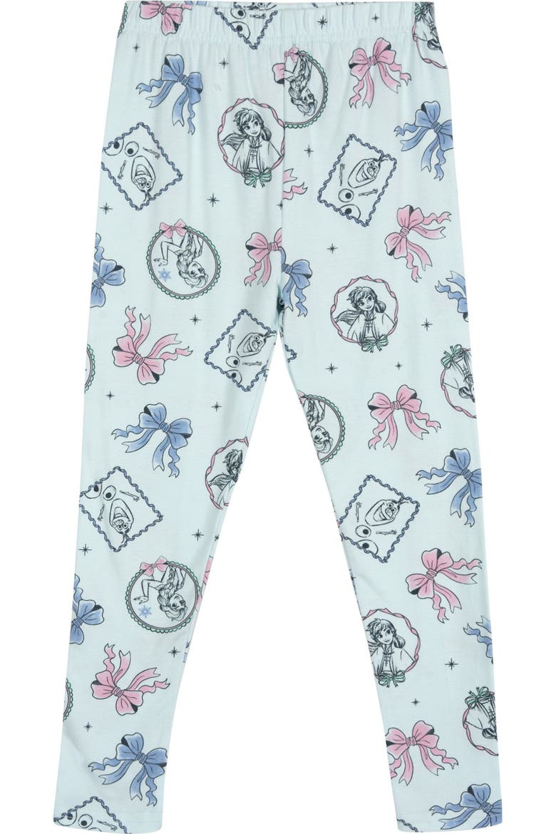 Frozen 2-piece Sweatshirt And Leggings Set (toddler, Little Kid & Big Kid), Alternate, color, Frozen White Blue