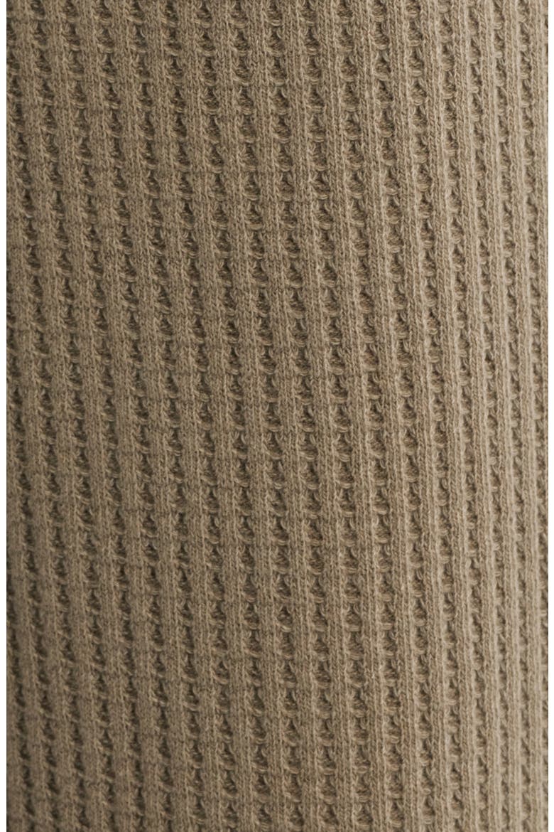 Side Stripe Waffle Knit Lounge Pants, Alternate, color, LIGHT OLIVE