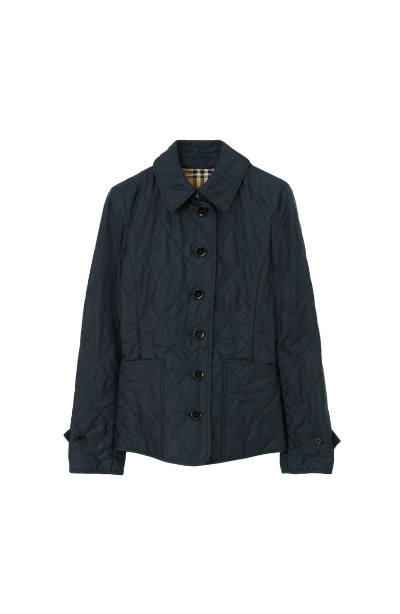 Burberry Quilted Thermoregulated Jacket, Alternate, color, Midnight